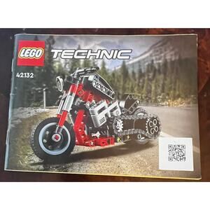 LEGO 42132 TECHNIC Instruction Manual ONLY Motorcycle Red